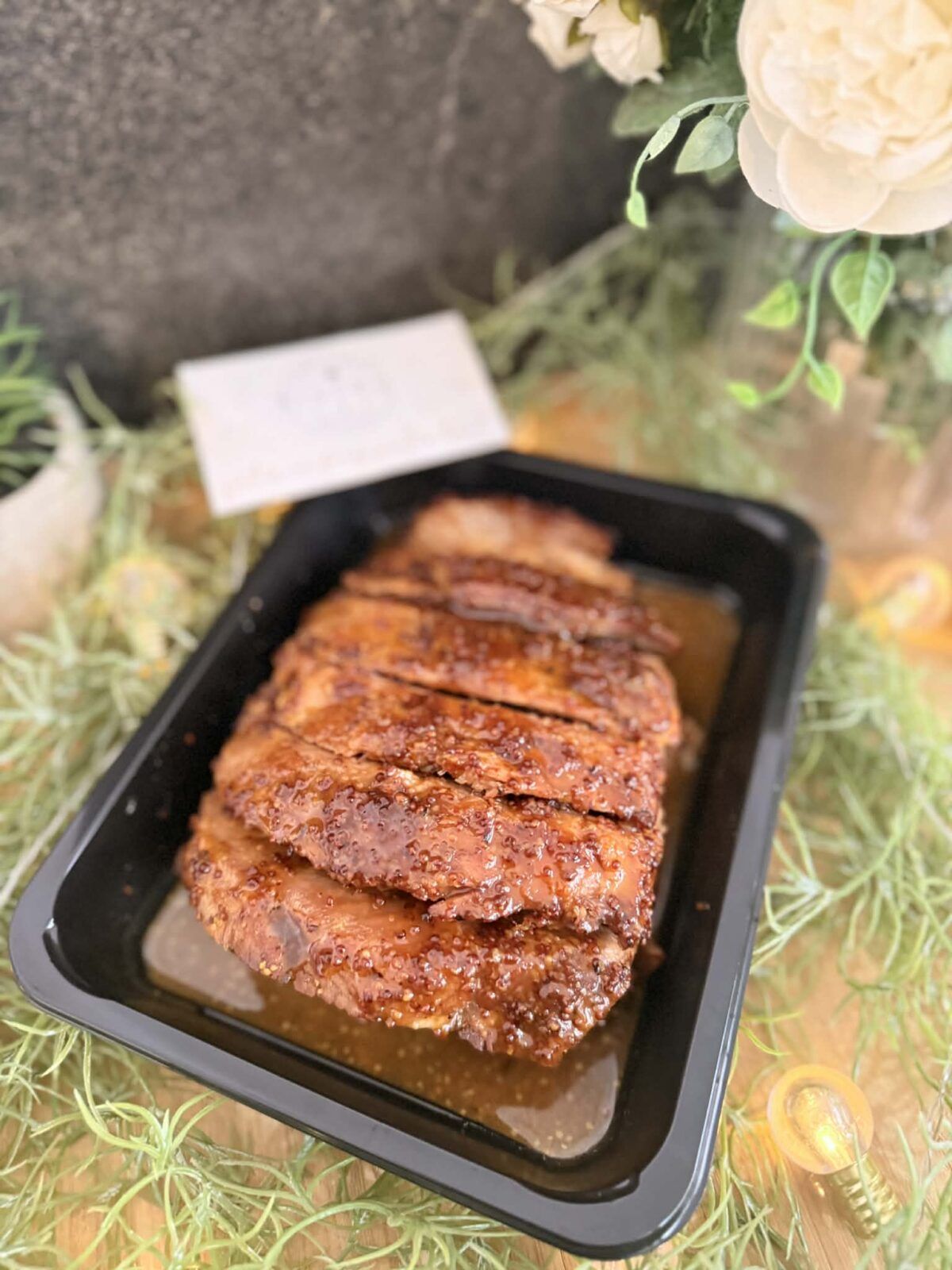 Friptură de porc glazurată cu muștar și miere (800gr) - imagine 3