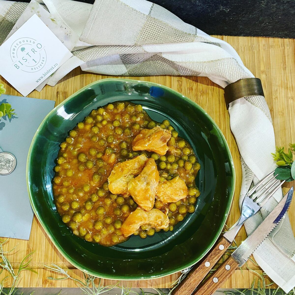 Mâncare de mazăre cu pui (1800gr) - imagine 2