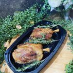 Aripioare de porc coapte cu sos barbeque de casă 800gr - 4 porții